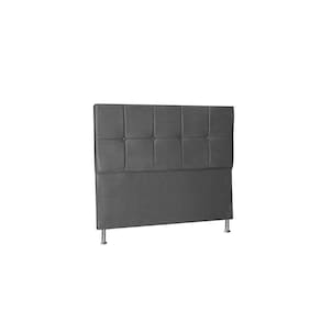 Cabeceira Lisboa 1,60 Cm Cama Box Queen Suede Cinza
