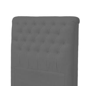 Cabeceira Dama 1,95 Cm Cama Box King Size Suede Cinza