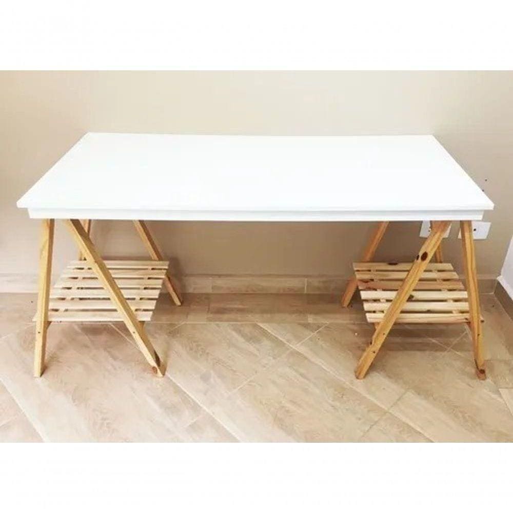Cavalete Para Apoio Balcão Suporte De Mesa Madeira
