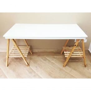 Cavalete Para Apoio Balcão Suporte De Mesa Madeira