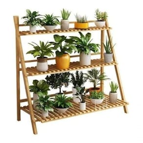 Organizadora De Calçados 3 Prateleiras Cor Natural