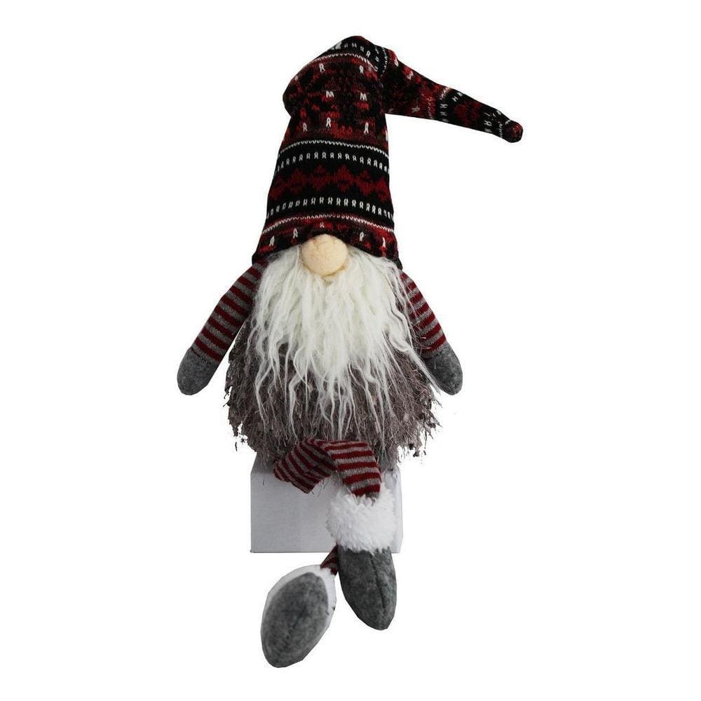 Papai Noel Sueco Enfeite De Natal Duende Mago Barbudo Grande