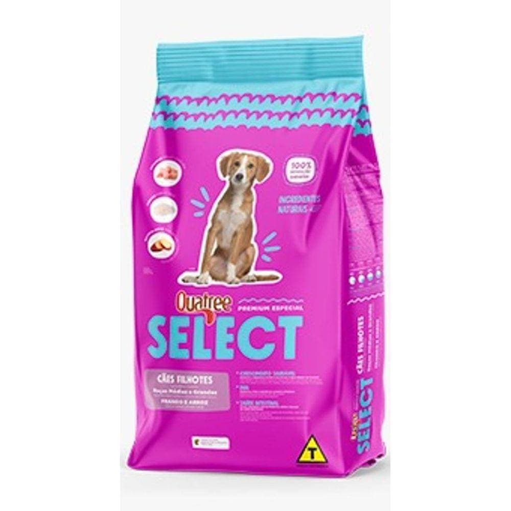 Ração Cachorro Filhotes Quatree Select Rmg Premium Especial