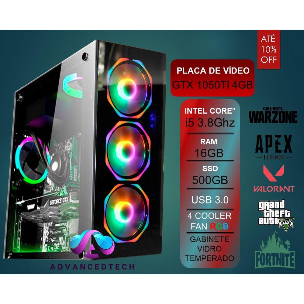 Pc gamer virtual gratis  Black Friday Casas Bahia