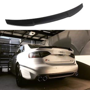 Spoiler Aerofólio Audi A4 S4 Black Piano Sedan RS S Line