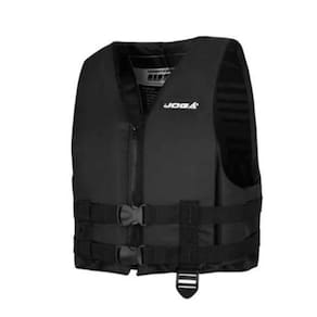 Colete Salva Vidas 150Kg Preto Joga Barco Jet Ski Stand Up