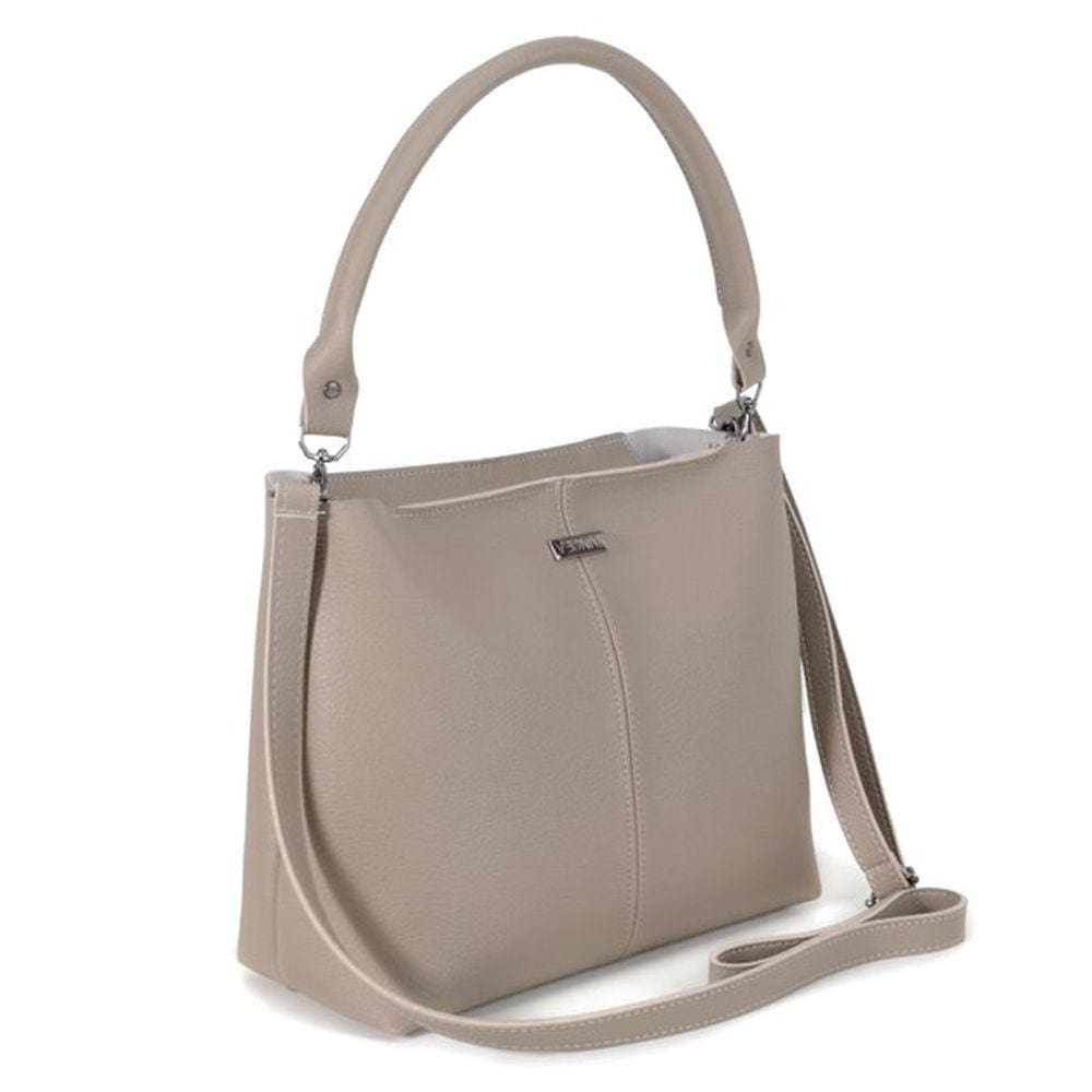Bolsa Tote Shopper Casual Feminina Alça Fixa e Transversal Tiracolo Basica Lisa