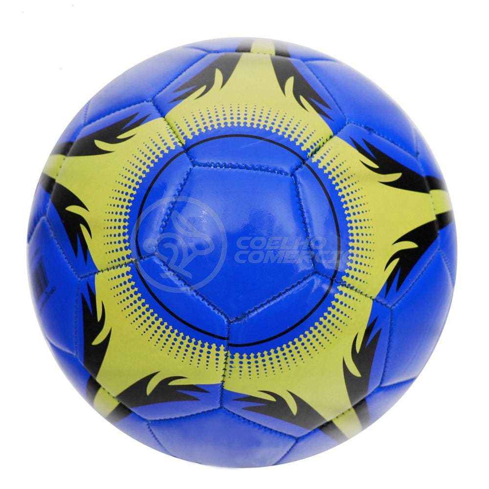 Mini Bola De Futebol Couro Sintético Tamanho 1 Amarelo