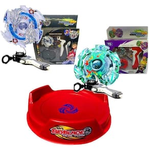 Beyblade Combo Luinor X Kerbeus + Lançadores