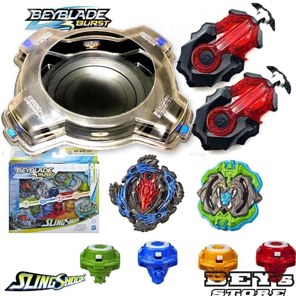 Beyblade Completo Burst Turbo Kit De Mestre Hasbro