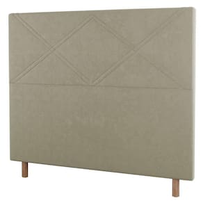 Cabeceira Cama Box Casal King Size Cairo 195cm Corano Bege