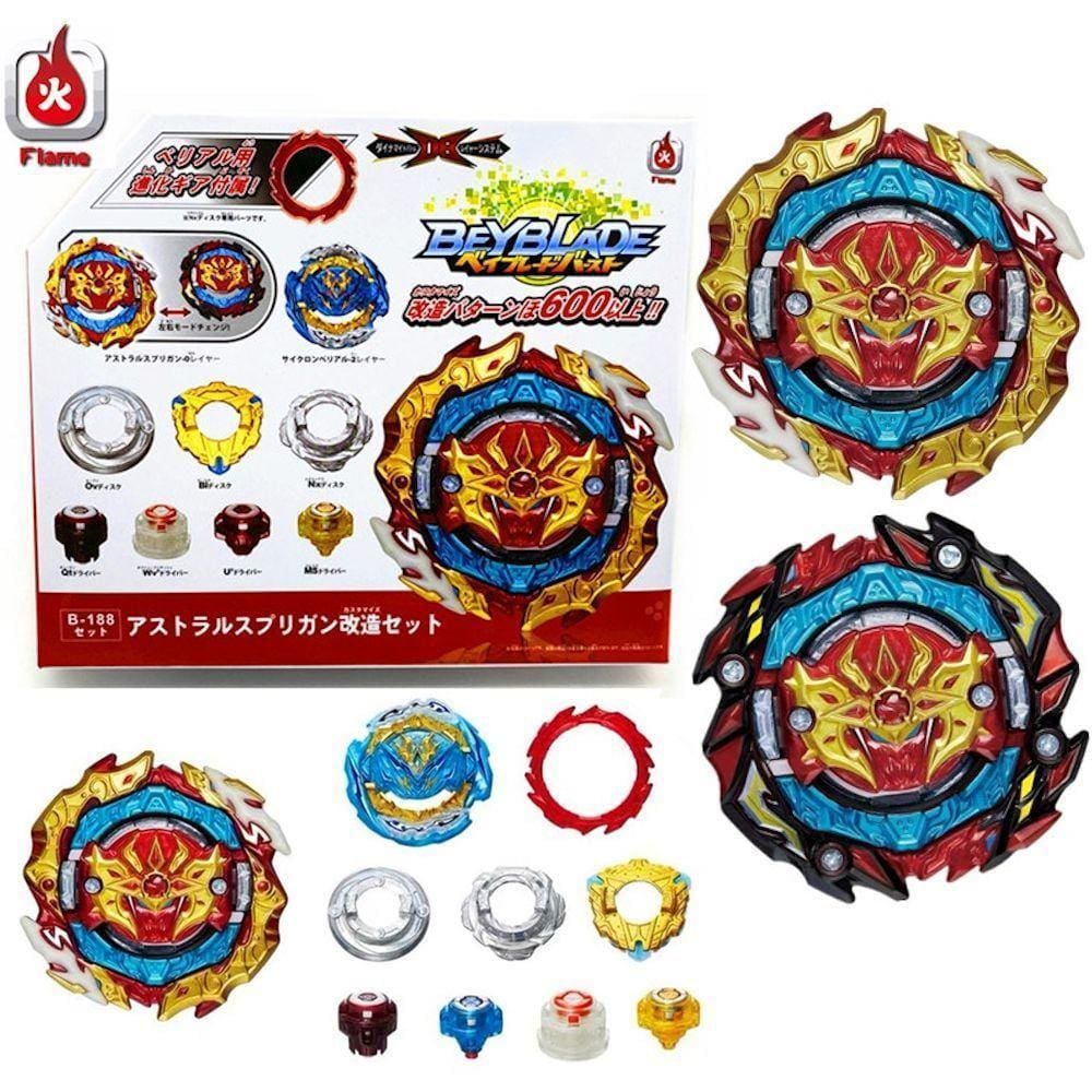 Beyblade B-188 Astral Spriggan Customize Set - Flame