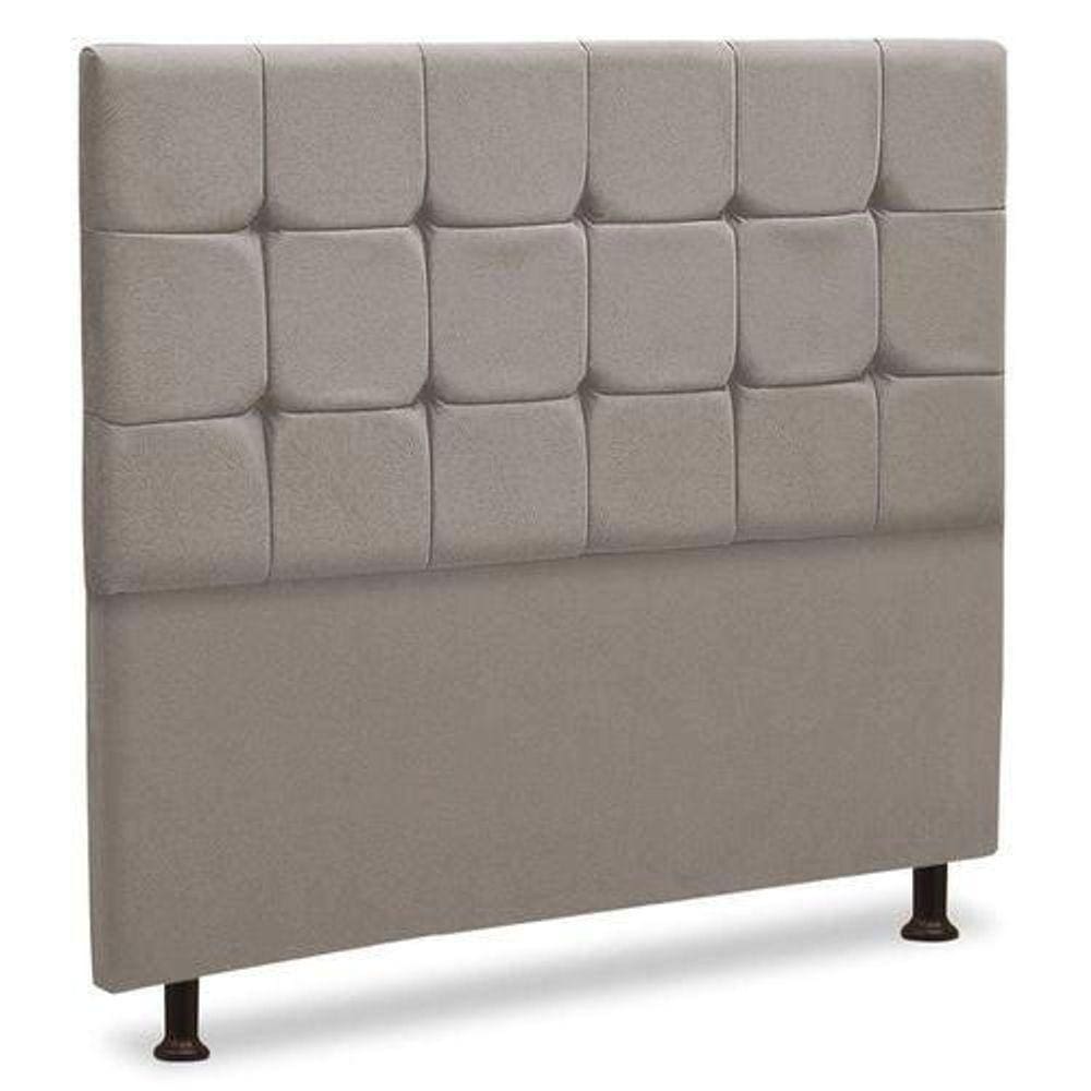 Cabeceira Luxo Sleep Malu King 195cm Bege