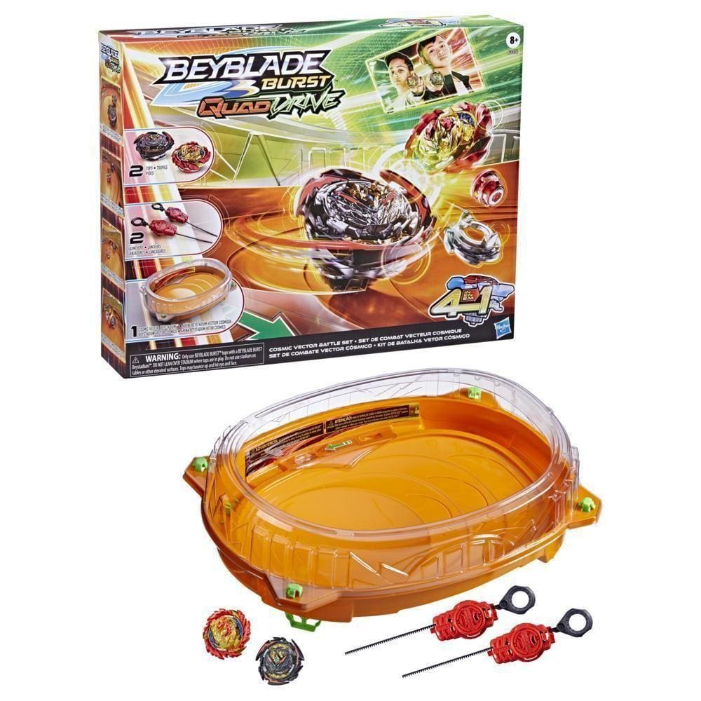 Beyblade Burst Quaddrive - Kit De Batalha Vetor Cósmico