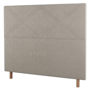 Cabeceira Cama Box Casal Queen Size Cairo 160cm Suede Bege