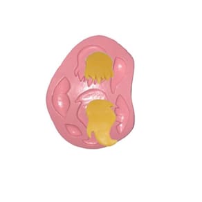 Molde De Silicone Cabelo Franja Boneco Boneca