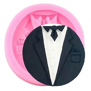 Molde De Silicone Palitó Noivo Casamento Doces