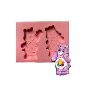 Molde De Silicone Ursinhos Carinhosos Mini