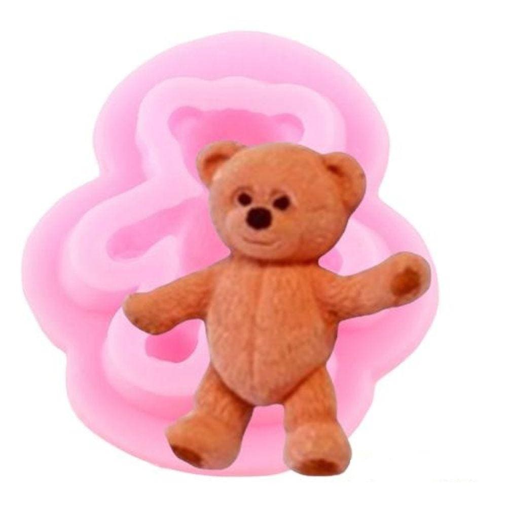 Molde De Silicone Ursinho Urso De Pelúcia