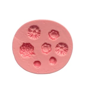 Molde De Silicone Mini Cravinhos Suculentas Flor