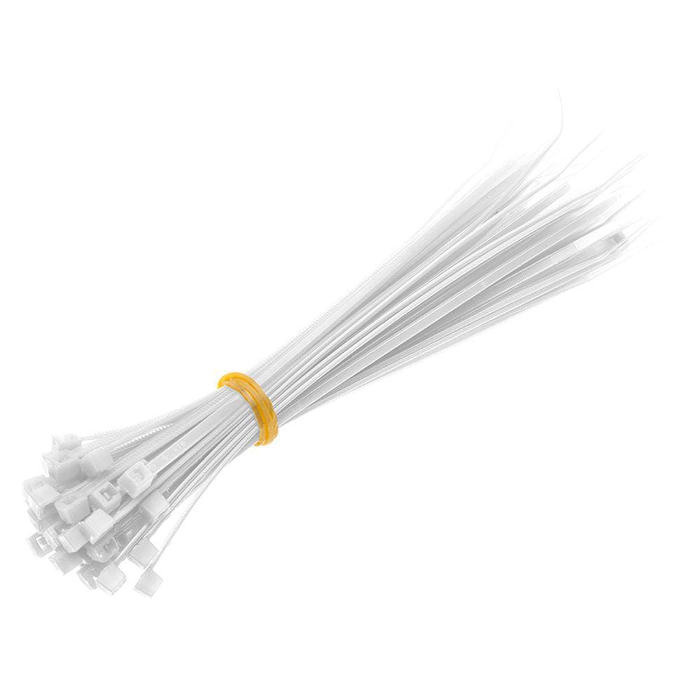 Abraçadeira Nylon  2,5 X 80 Com 100 Branca Western 125-1