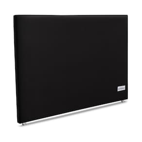 Cabeceira Sena Veluto Preto Casal 12x140x125 Camurça