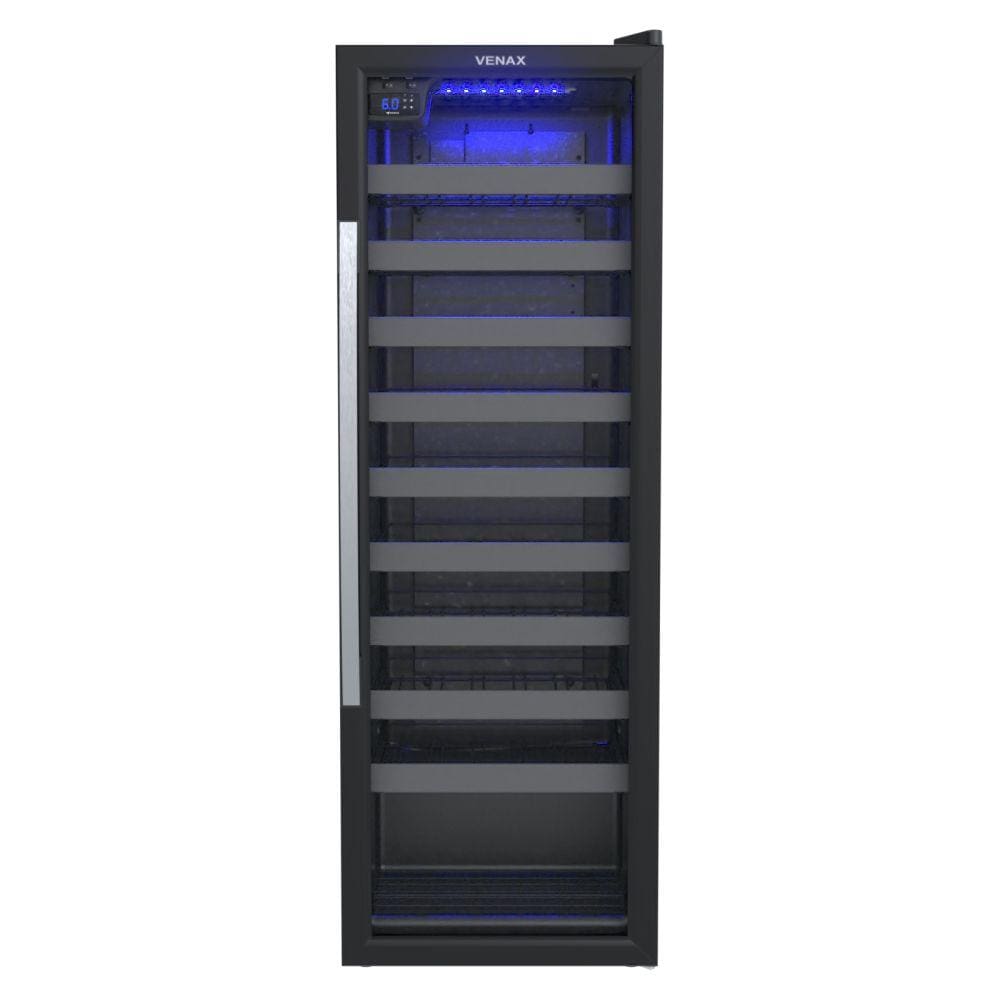 Adega Venax 13700 Piubella 209 Litros para 50 Garrafas Preto 127v