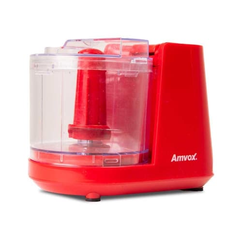 imagem-Mini Processador Amvox 100W APR1001 Red - 127V - 110V