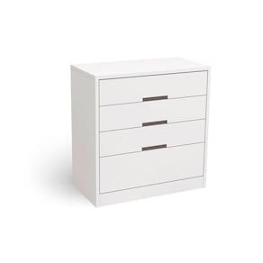 Cômoda S824 Com 4 Gavetas Em Mdp Kappesberg Branco