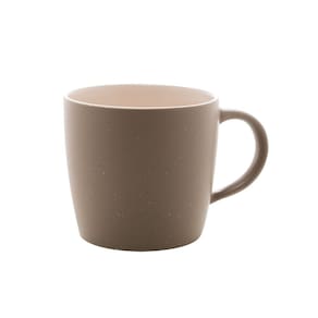 Caneca Em Cerâmica Bon Gourmet Granilite Cinza 430ml
