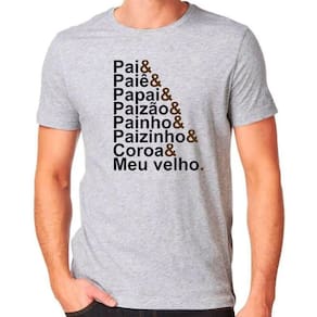 Camiseta dia dos pais tshirt camisa moda top