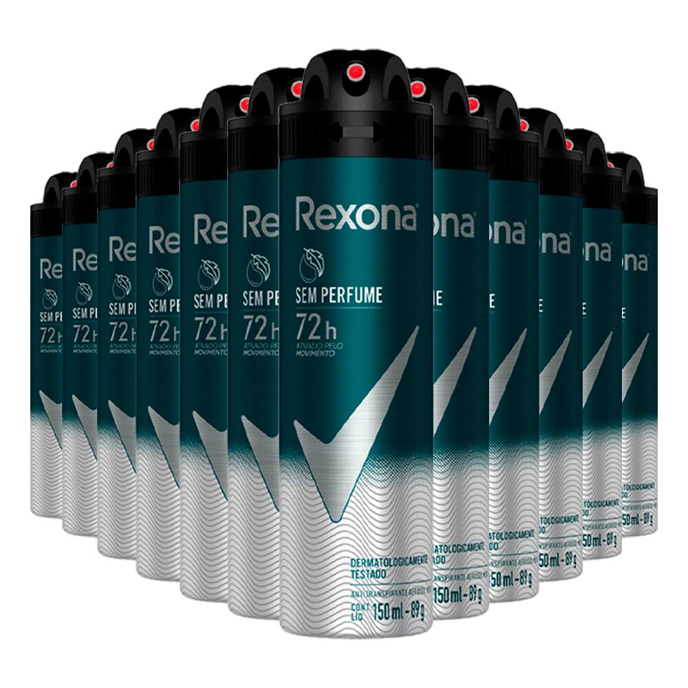 Desodorante Aerosol Rexona Clinical Masculino Sem Perfume - 150ml