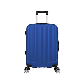 Mala de bordo com rodinhas giro 360º em material ABS com cadeado Prizi Azul - XH-A122.