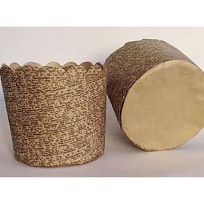 Forma para panetone 100g decorada pacote com 100 - Petropel