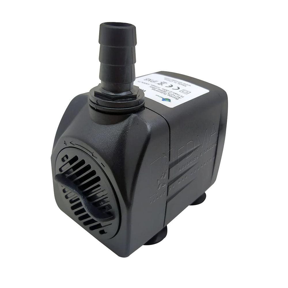 Bomba Submersa Wfish WF 1000 para Aquários e Fontes 1000L/H