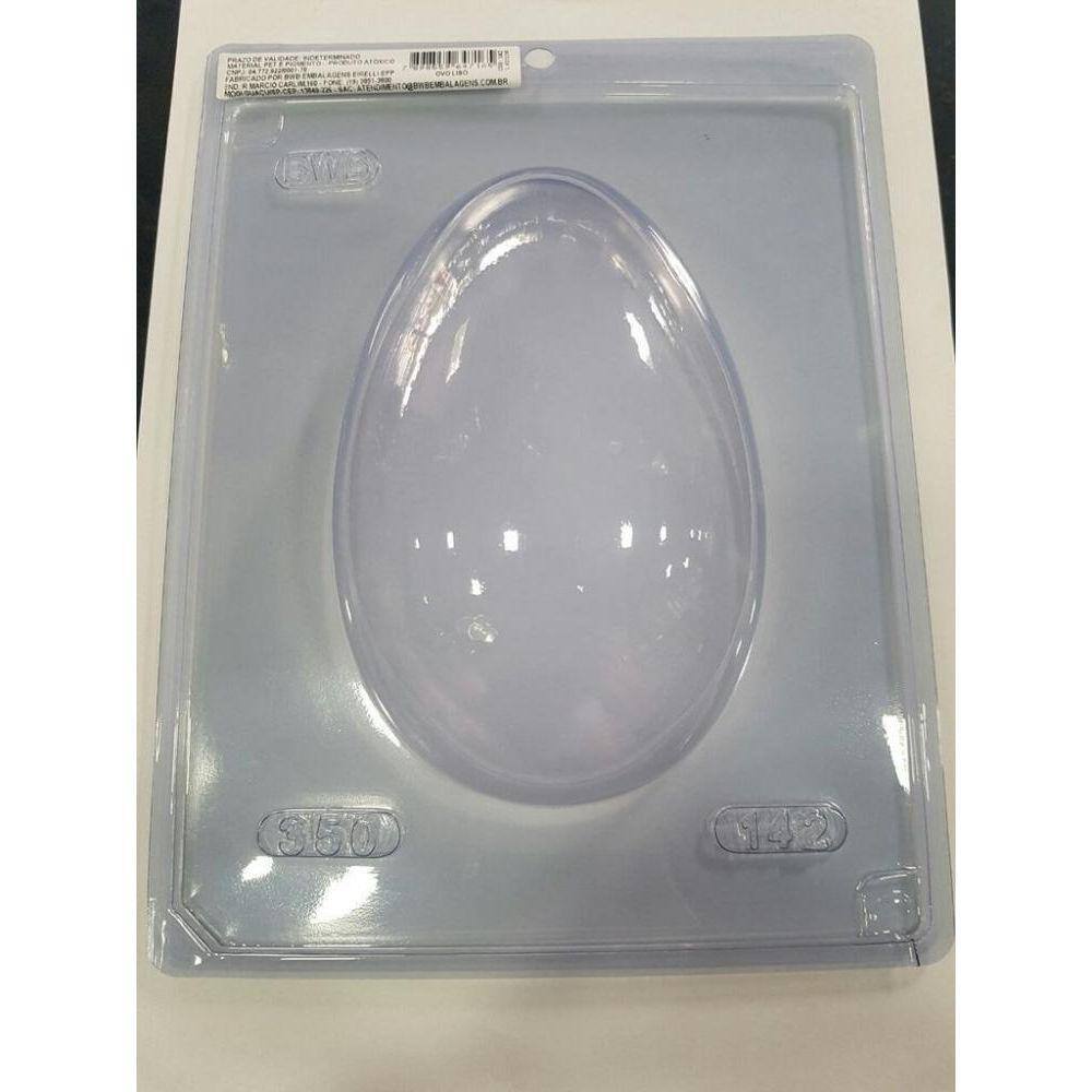 Forma de acetato ovo de páscoa com uma unidade - 350g - Ref 142 - BWB
