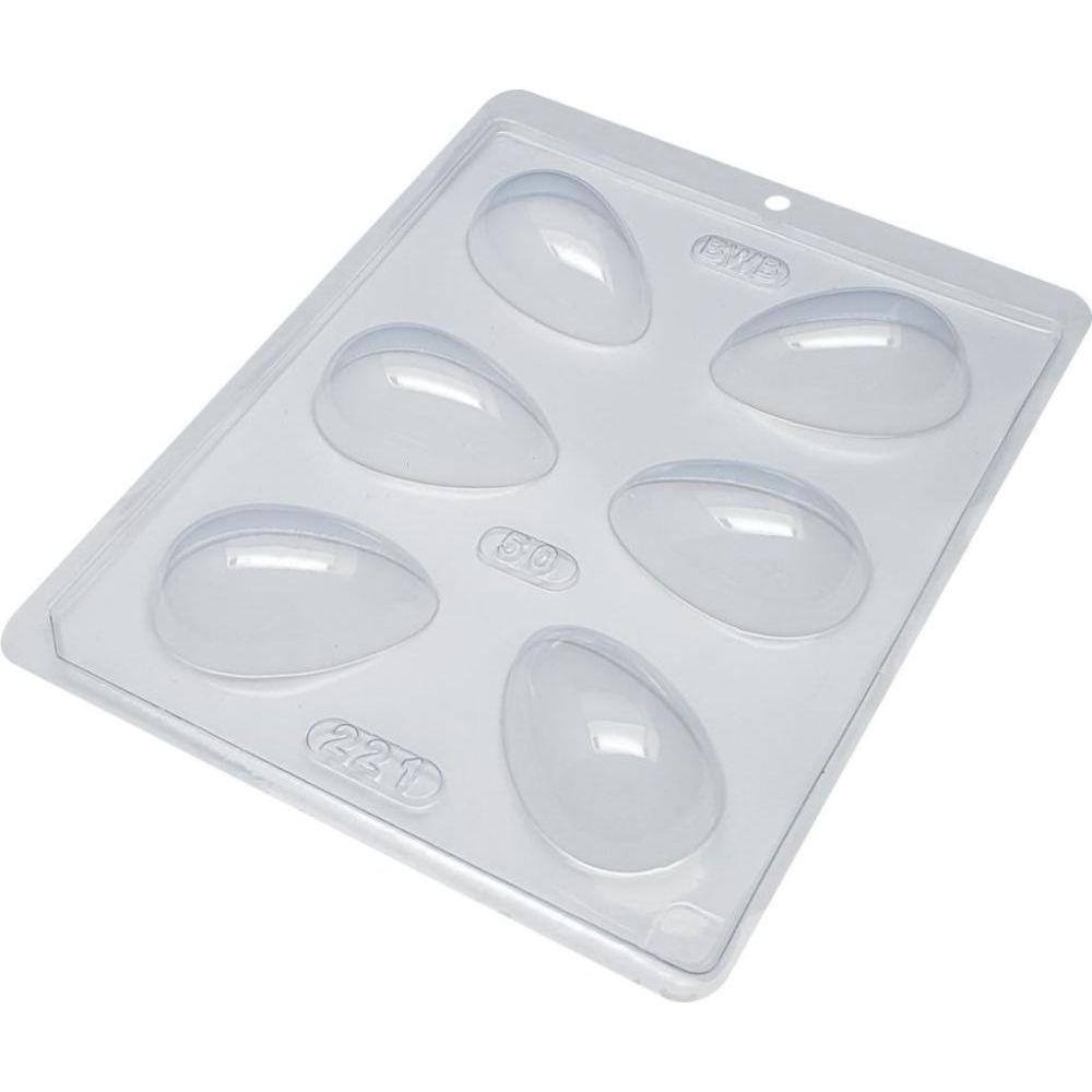 Forma de ovo simples pacote com 10 - 50g - Ref 221 - BWB