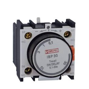 Bloco Temporizado IBP30D Retardo na Desenergização Com 1NA+1NF para Contatores Linha IC e CJX2-Z