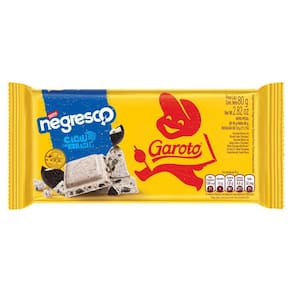 Chocolate Garoto Branco com Biscoito Negresco 80g