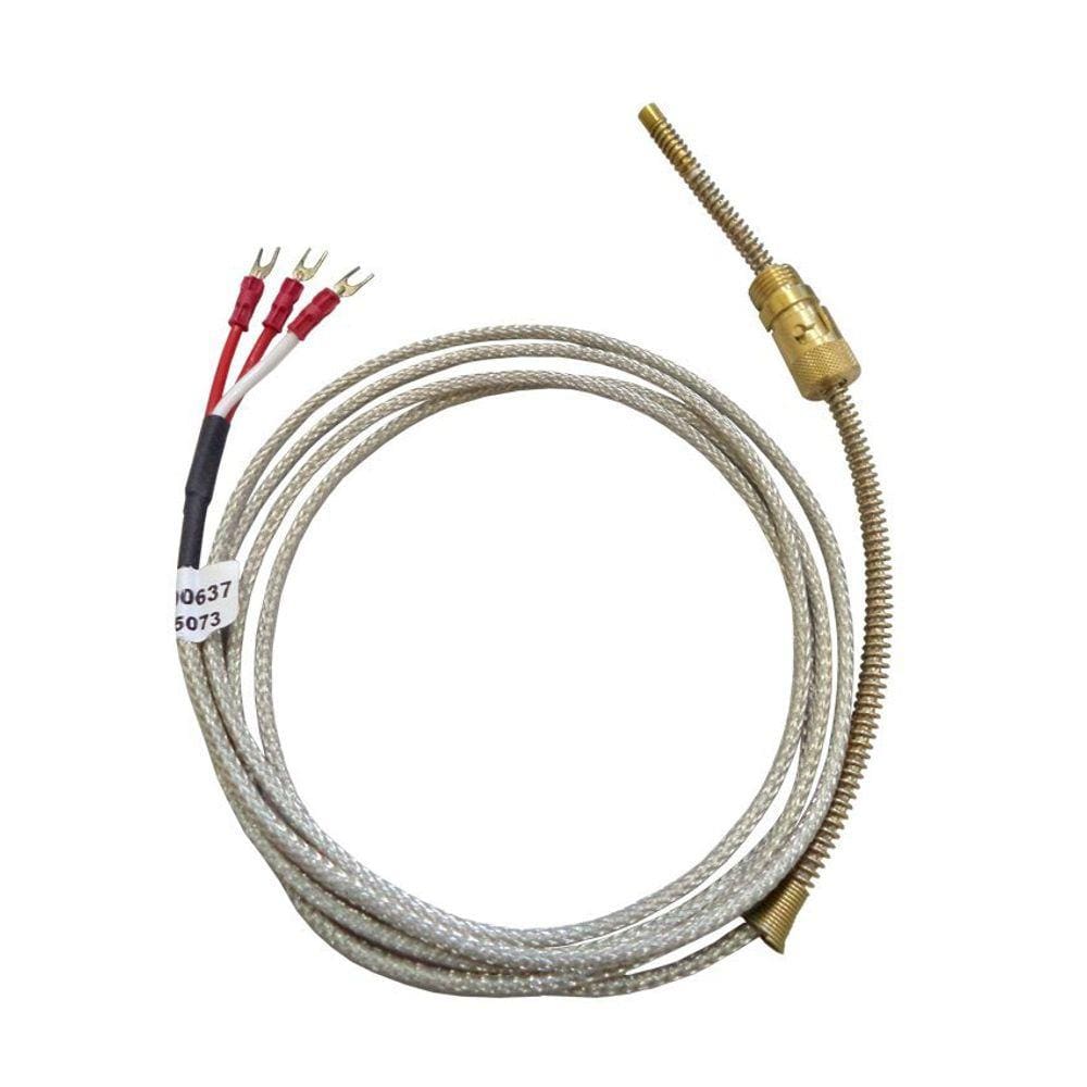 Termoelemento (-99~400ºC) com 3 Fios e Tamanho de 6mm Cabeçote Tipo PT100 - Cabo 4 Metros