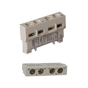 Bloco de Contato Auxiliar  Frontal para  Disjuntor Motor IBFD20 - Com  2NA (Para Linha GV2)