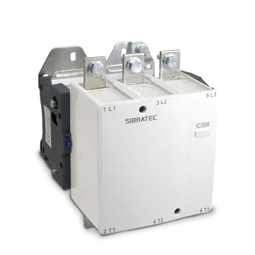 Contator Tripolar - Com Bobina de Alimentação em 220Vca IC 500A. em 220Vca