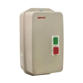 Chave para Partida Direta de Motor Modelo Metálica QCX2-5030 - Bobina em 380Vca - 30CV Trifásico