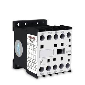 Contator Auxiliar de 6A. - Com Bobina de Alimentação em 24Vca ICA40 - 4NA em 24Vca