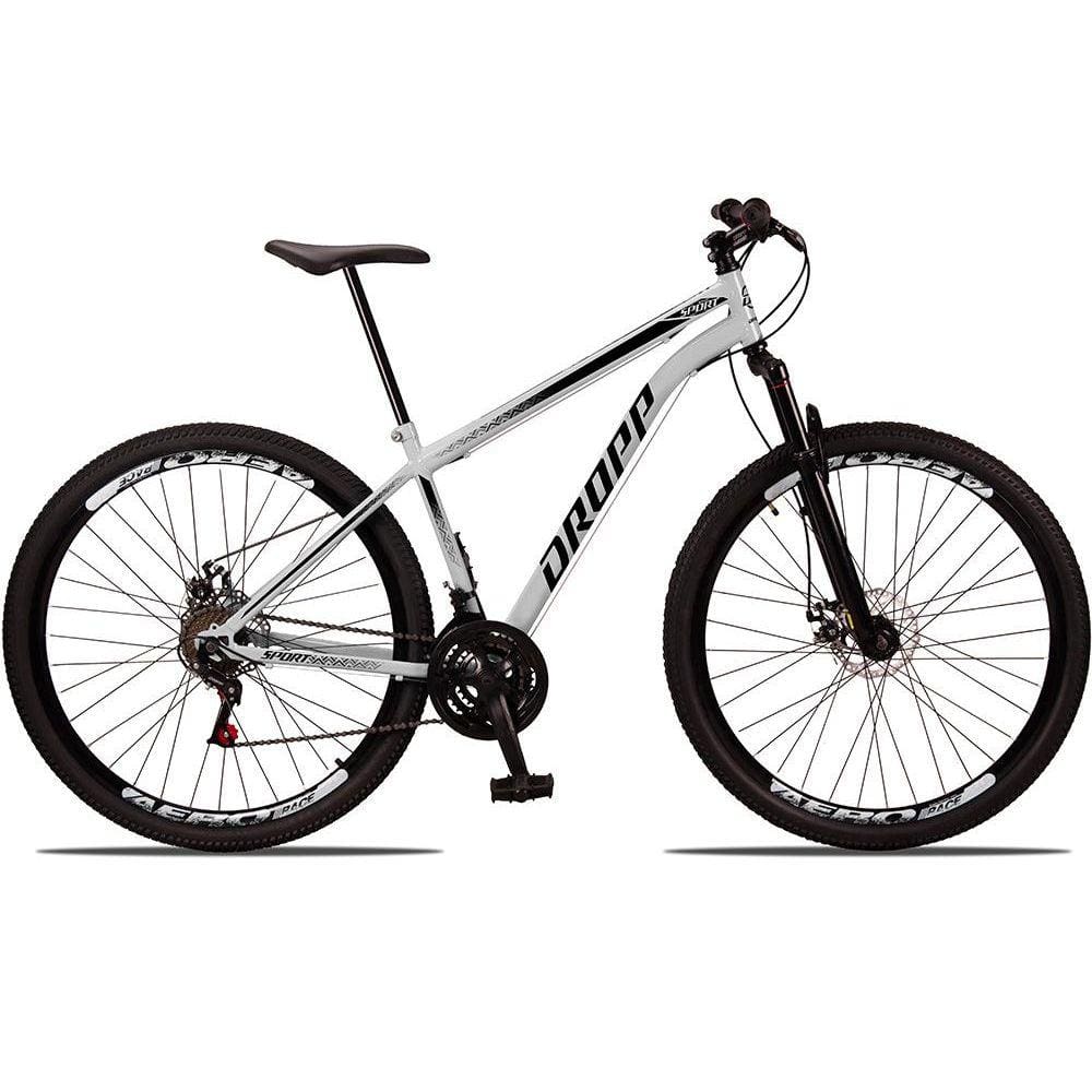 Bicicleta 29 Dropp Sport Aço 21 Marchas Freio a Disco e Suspensão