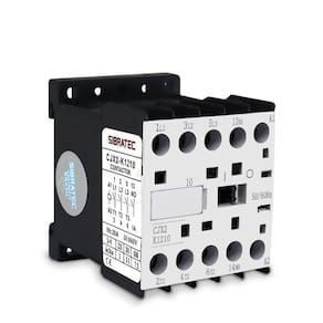 Mini Contator Tripolar CJX2-K Com 1NA - Com Bobina de Alimentação Mini 12A. em 24Vca