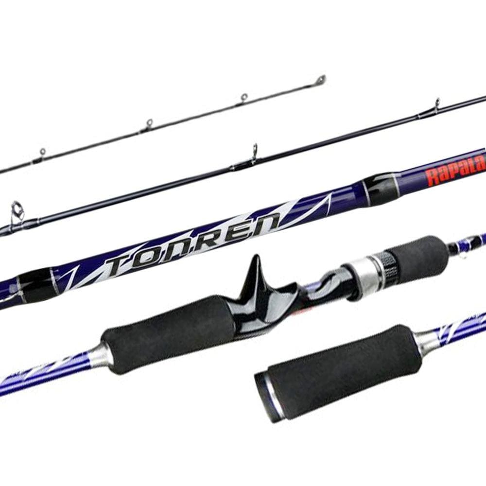 Vara de Pesca Carretilha Rapala Tonren 5.6 CM 1,68m 8-17 Lbs Inteiriça