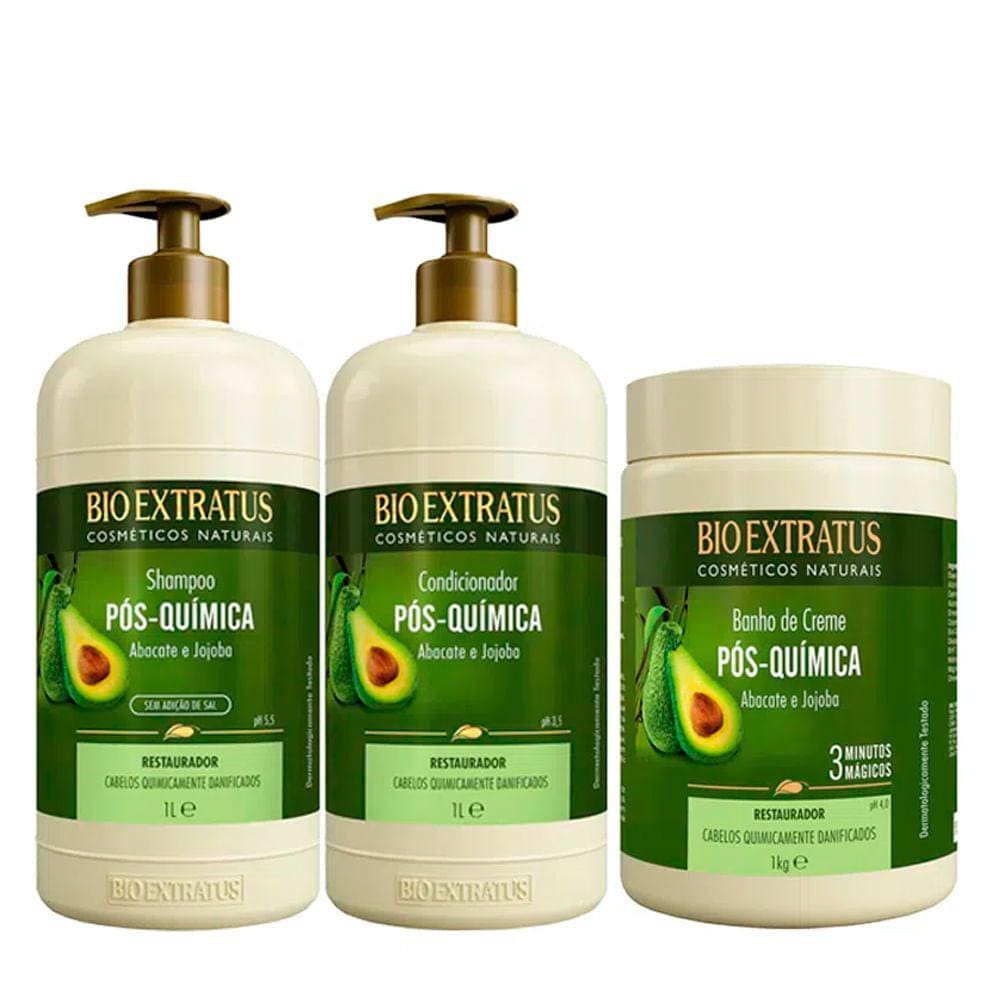 Kit Bio Extratus Pós Química Abacate