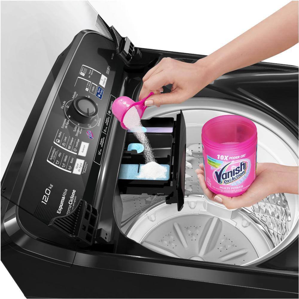 Máquina de Lavar Panasonic 12KG Titânio Função | Casas Bahia