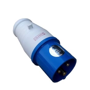 Plugue Pendente Industrial - 220V Azul 3P+T de 9H - 220Vca - 32A Azul